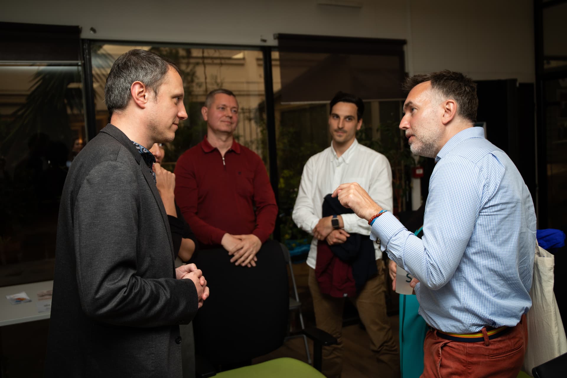 Participants networking at the U-Nation Conference in Paris
