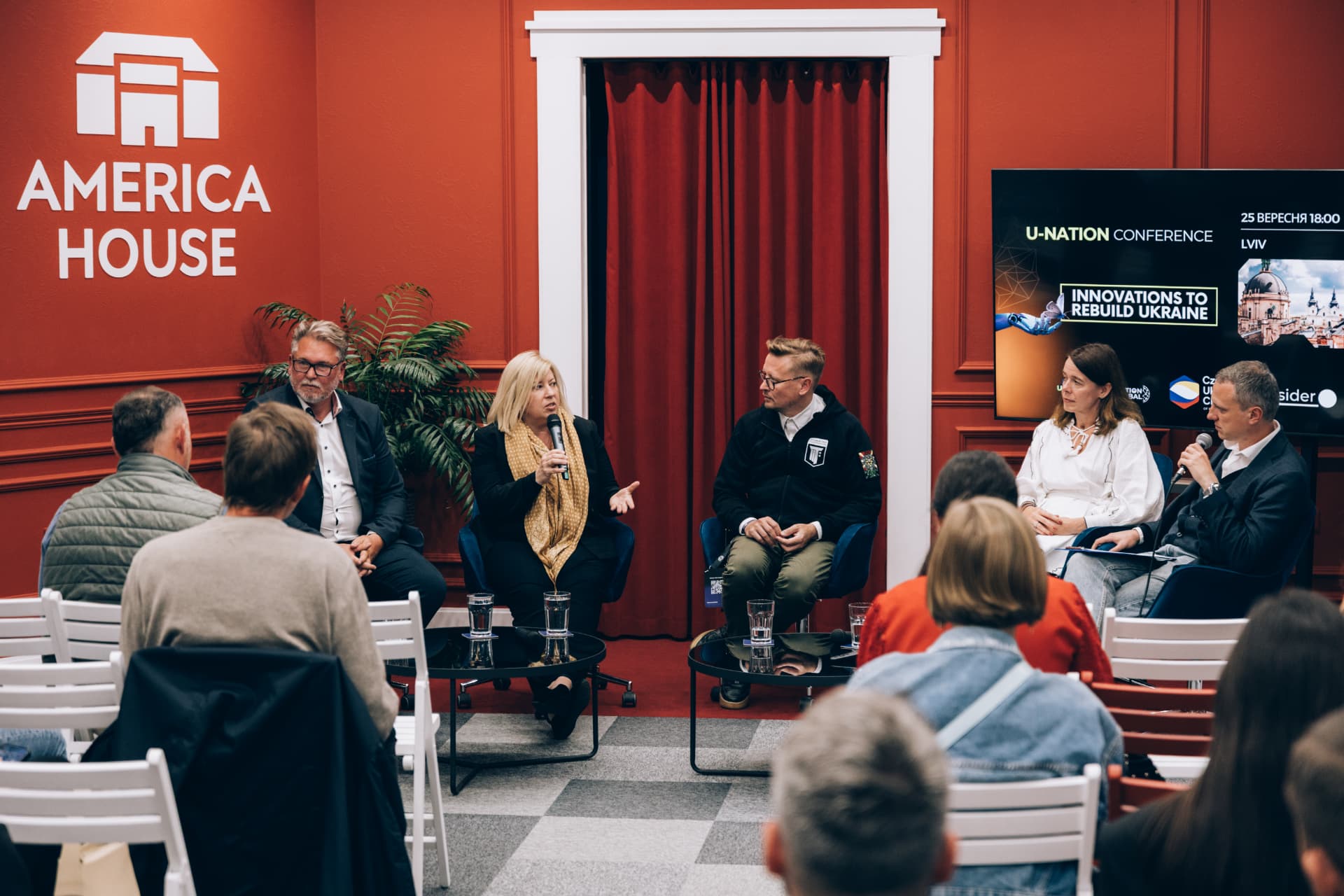 Panel discussion at the U-Nation Conference in Lviv