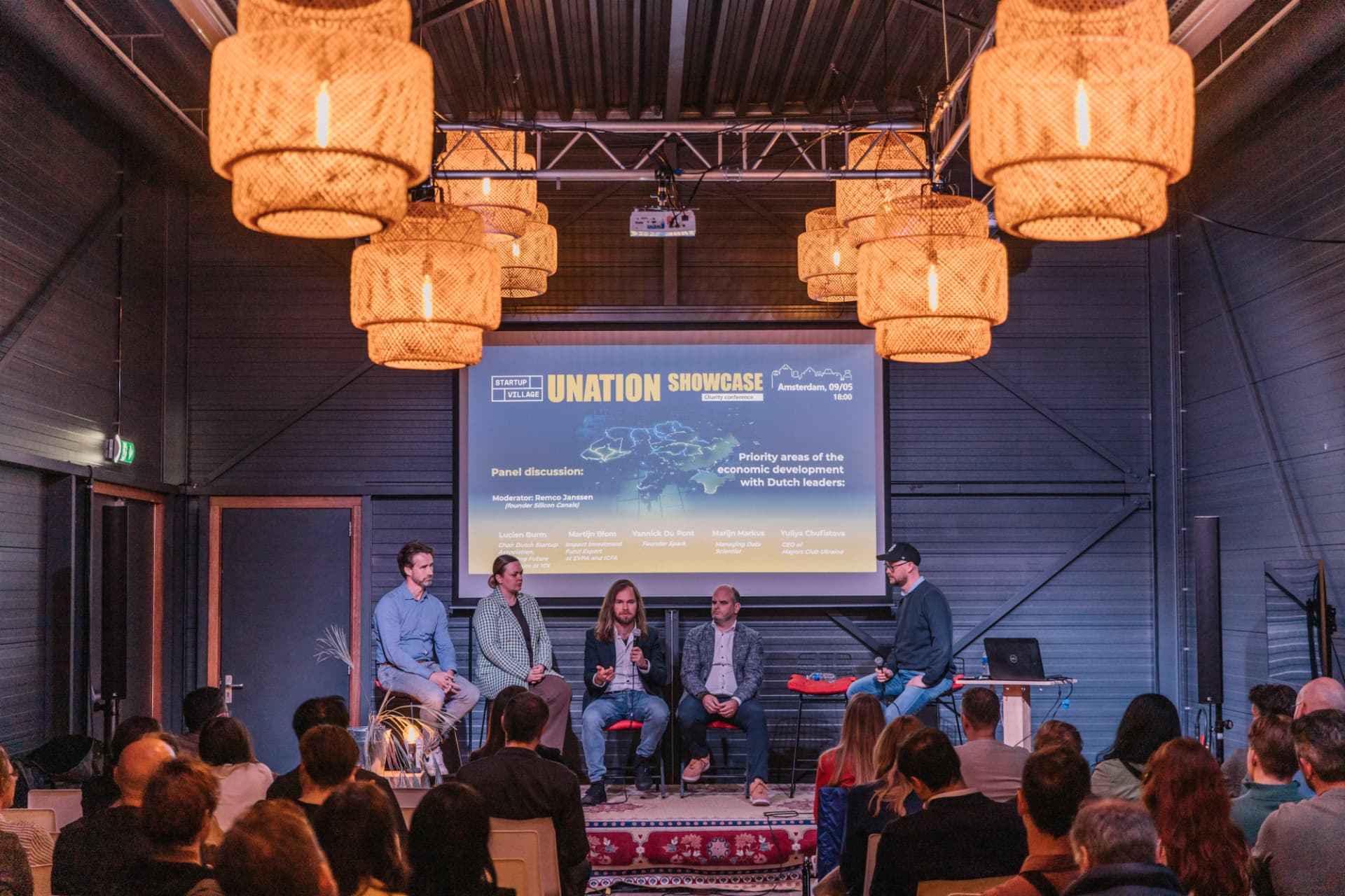 U-Nation Showcase panel discussion in Amsterdam