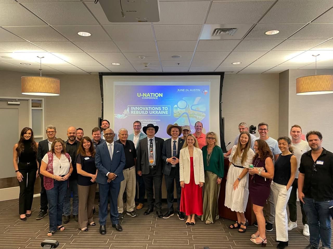 Group photo of U-Nation Conference participants in Austin