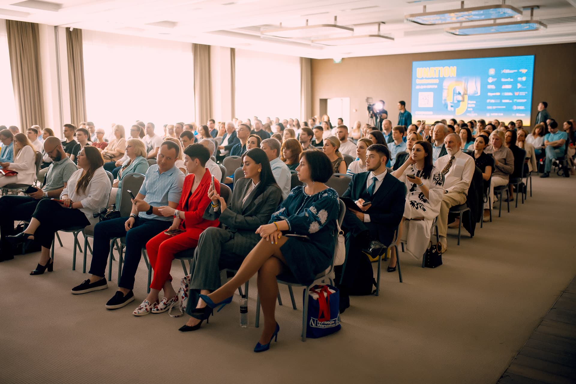Audience at the U-Nation Conference in Odesa