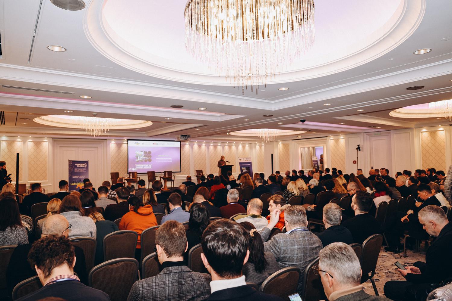 Full conference hall at the U-Nation Conference in Kyiv